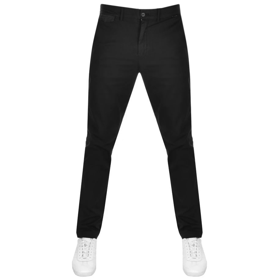 Alternative Image for ProductCalvin Klein Slim Fit Chino Trousers Black1